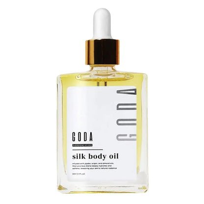GODA Silk Body Oil & Pheromone Fragrance Essential Oil, Non-Greasy, Reduces Roughness, Reduces Blemishes, Balances Water And Oil