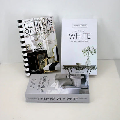 3Pcs Foldable Fashion Fake Books Living Room Decoration Designer Books Coffee Table Ornaments Club Hotel Room Villa Prop Books