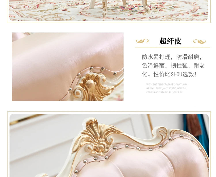 European Solid Wood Dining Chair Princess Lazy Throne Luxury Lounge Chair Fashion Butterfly Ergonomic Muebles Entrance Furniture - Kimlud