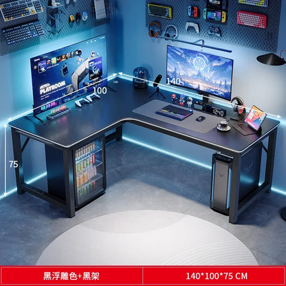 Study Storage Computer Desks Gaming Reading Pc Ergonomic Table Keyboard Notebook Accessories Mesas De Computador Home Furniture - Kimlud