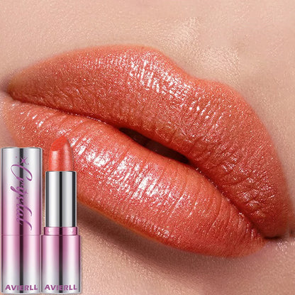 14 Colors Metallic Sparkle Lipstick Polarizing Pigment Diamond Shine Gold Pearlescent Lipgloss Long Lasting Lip Beauty Makeup