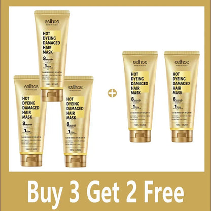 Keratin Hair Mask Professional Repair Damaged Dry Frizy Hair Anti Rolling 5s Magical Smooth Shiny Hair Care Moisturizing...