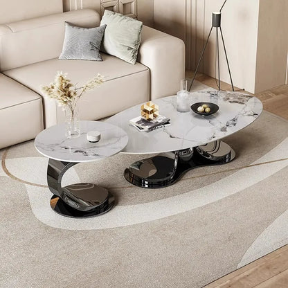 Center Writing Coffee Table Minimalist Unique Designer Coffee Table Accessories Decoration Mesas Bajas Living Room Furniture - Kimlud