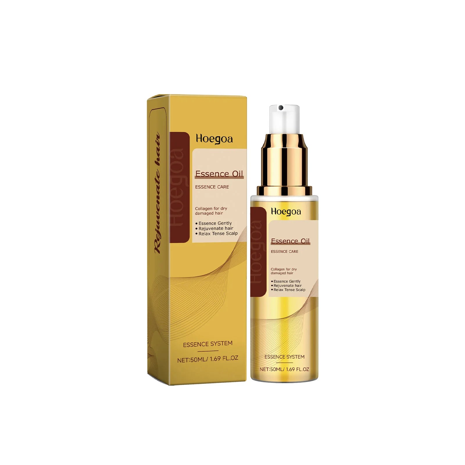 Pure Argan Oil Hair Essential Oil Preventing Hair Loss Nourishing Smoothing Dry Frizzy Multi-functional Argan Hair Care Product - Kimlud