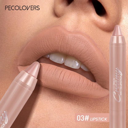 Multiple Colors Matte Lip Liner, Use As Lip Liner and Lipstick, Easy To Accurately Apply, Waterproof Long-lasting Non-stick