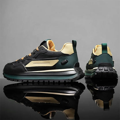 Men Sneakers Platform Casual Shoes New Lace Up Running Shoes Outdoor Non-Slip Footwear Fashion Height Increasing Men Shoes