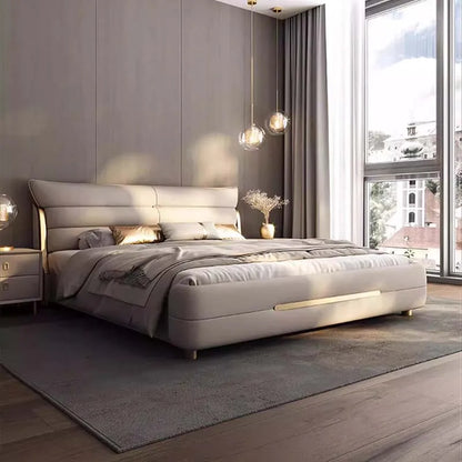 Modern Aesthetic Bed Multifonction Organiser King Size Double Bed Storage Space Marco De Cama Queen Moderno Luxury...