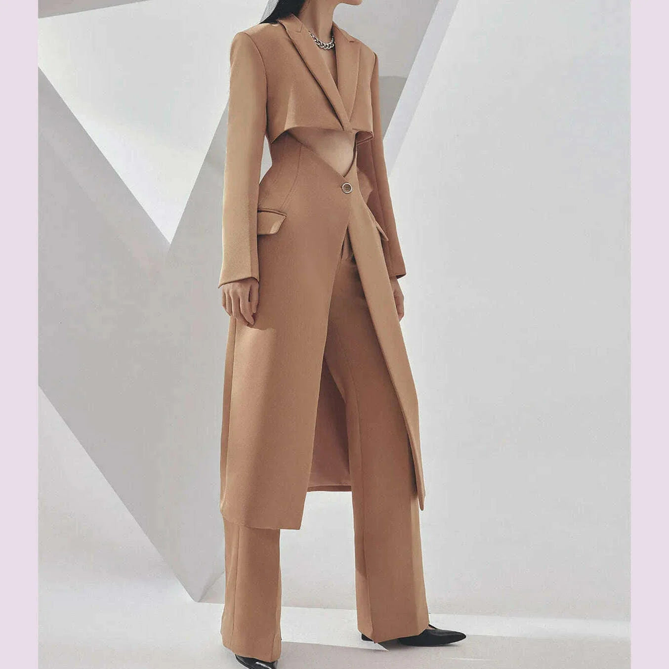 2024 New Women Blazers Fashion 3D flower decoration purple Blazer Elegant ladies notched collar Long Sleeve Suit Coat Y4831