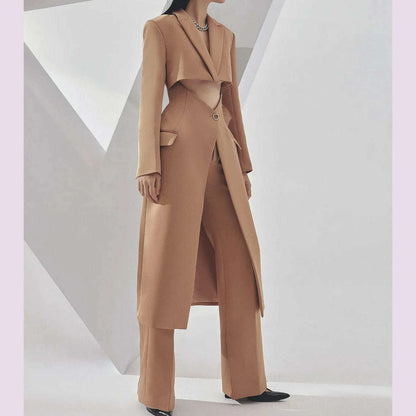 2024 New Women Blazers Fashion 3D flower decoration purple Blazer Elegant ladies notched collar Long Sleeve Suit Coat Y4831