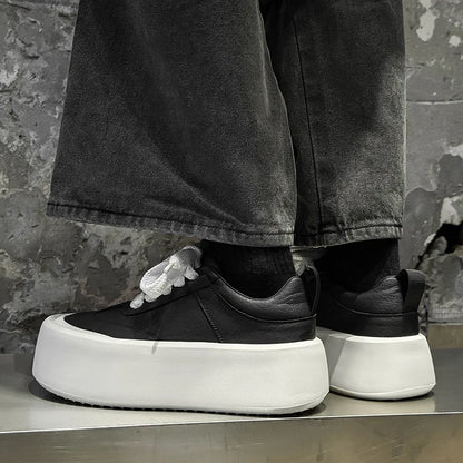 High Quality Men's Sneakers and Casual Shoes British Big Head Platform Derby Shoes Designer Loafers Shoes for Men Zapatos Hombre