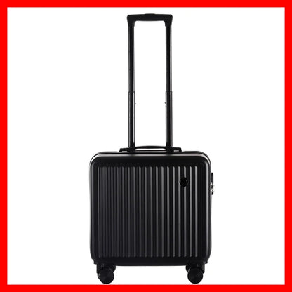 Front Opening Travel Suitcase Universal Wheel Rolling Luggage Bag Men and Women Lightweight Boarding Trolley Case18 20 Inch