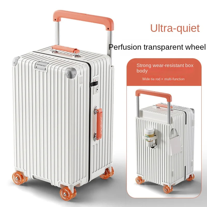20"24"30 Inch Wide Handle Travel Suitcase PC Zipper Carry-on Luggage Trolley Case with Wheels Boarding Box Rolling Luggage Bag