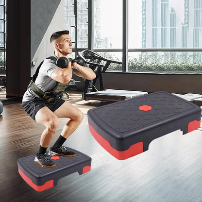 Fitness Pedal Stepper Cardio Pedal Exerciser Non-slip Stable Non-Slip Adjustable Aerobic Pedals Sturdy Fitness Aerobic Stepper