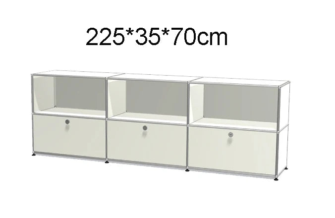Module Modular DIY Furniture Storage Shelf Sideboard Customized Size Night Stand Cabinet Stainless Steel Home Use |...