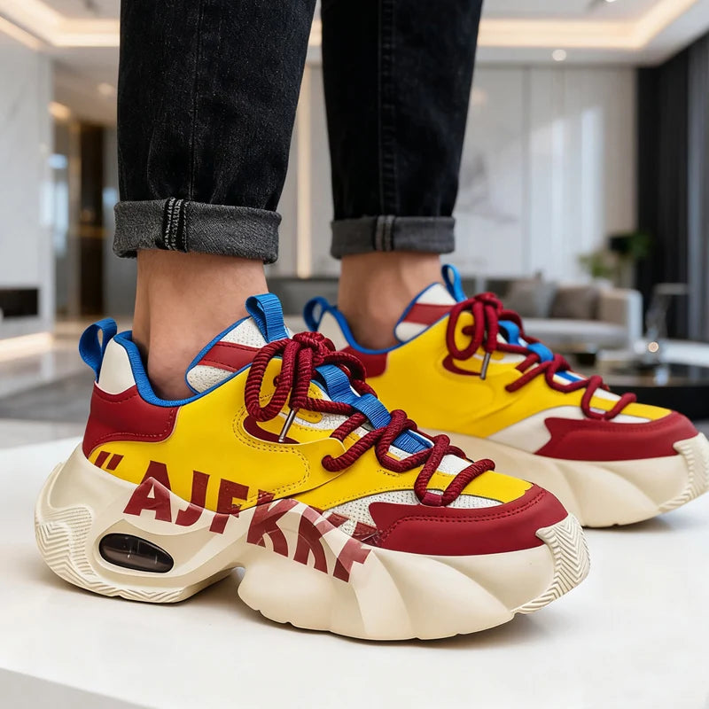 Fashion retro best-selling casual trendy shoes men's dad shoes new style comfortable breathable versatile casual shoes