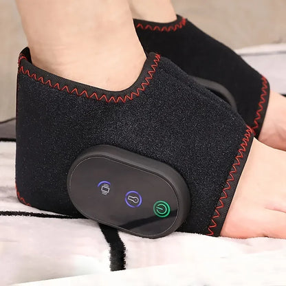 Electric Foot Warmer Massager Heated Guard Legs Joint Heat Compress With Foot Massage