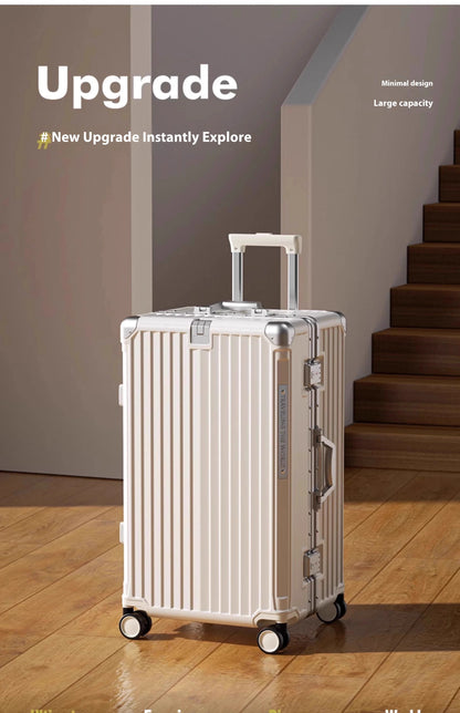 Multifunctional Suitcase Large Capacity 30inch Thickened Sturdy Aluminum Frame Travel Suitcase Trolley Case Extra Large...