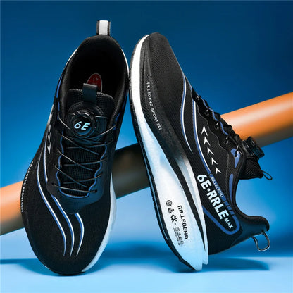 Professional Sports Running Shoes For Men Marathon Air Cushion Carbon Plate Double-layer Mesh Women Athletic Racing Sneakers - Kimlud