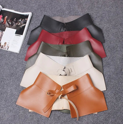 Knot Ultra Wide Girdle Waistband Women Lace Skirt Fashionable Decoration Tie Up Waist Closure Dress Versatile...