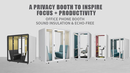 Wholesale Manufacturer Detachable Sound Insulation Silent Booth Freely Assemble For Independent Private Office Space