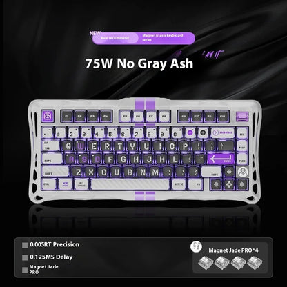 Gravastar 75k1pro Mechanical Keyboard Wireless Gaming Esports Professionali Keyboard Aluminum Customization Computer...