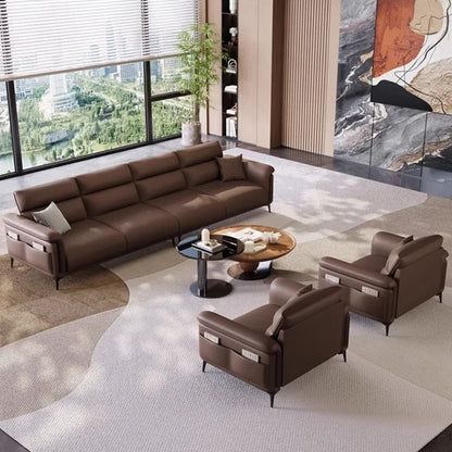 Leather Modern Living Room Sofas Nordic Minimalist Lazy Luxury Living Room Sofas Europe Recliner Woonkamer Banken...