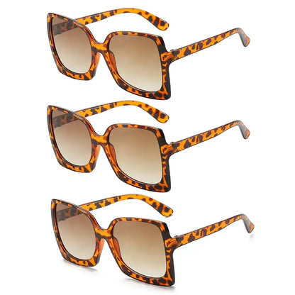 Big Frame Fashion Oversized Sunglasses Women Brand Designer Plastic Female Gradient Sun Glasses gafas de sol mujer UV400