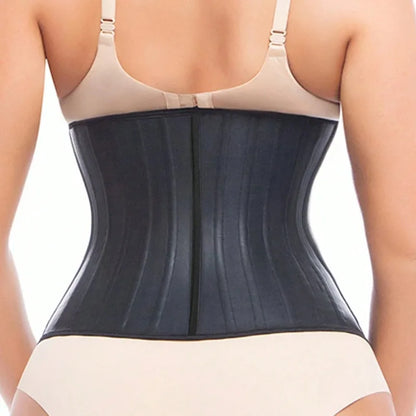 25 bones Waist Trainer Corset Latex Body Shapewear Women Tummy Shaper Belly Sheath Sllimming Belt Modeling Strap Weight Loss