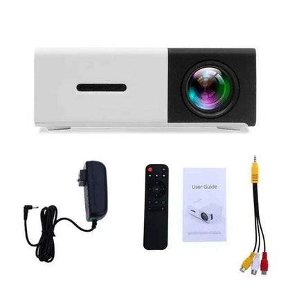YG300 Home HD Mini Projector, suitable for outdoor camping movies, cinemas, and gaming experiences
