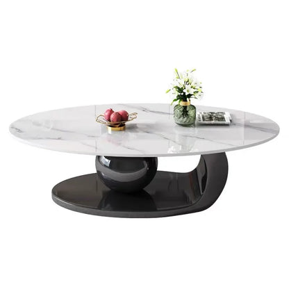 Movable Center Small Retro Metal Simple Stone Nordic Portable Luxury Modern Coffee Tables for Living Room Bed Side Table Bedroom