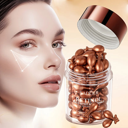 Retinol Multi-Effect Firming Capsule Serum, Tender Skin Hydrating Eye Cream Nourishing And Hydrating Eye Essence