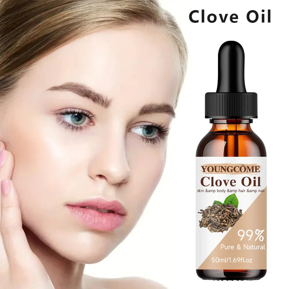 Clove essential oil helps keep skin hydrated and improves skin elasticity shine facial care Moisturizing Repair Anti-aging