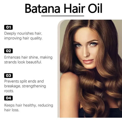 Raw Batana Oil for Hair Growth 100% Natural Can Prevent Hair Loss in Both Men and Women Increase Hair Thickness and...