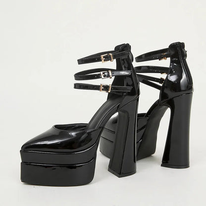 New brand Women Sandals Fashion Summer Shoes Sexy Ankle Strap Platform Wedges High heels Gladiator Sandals Female Chunky Shoes