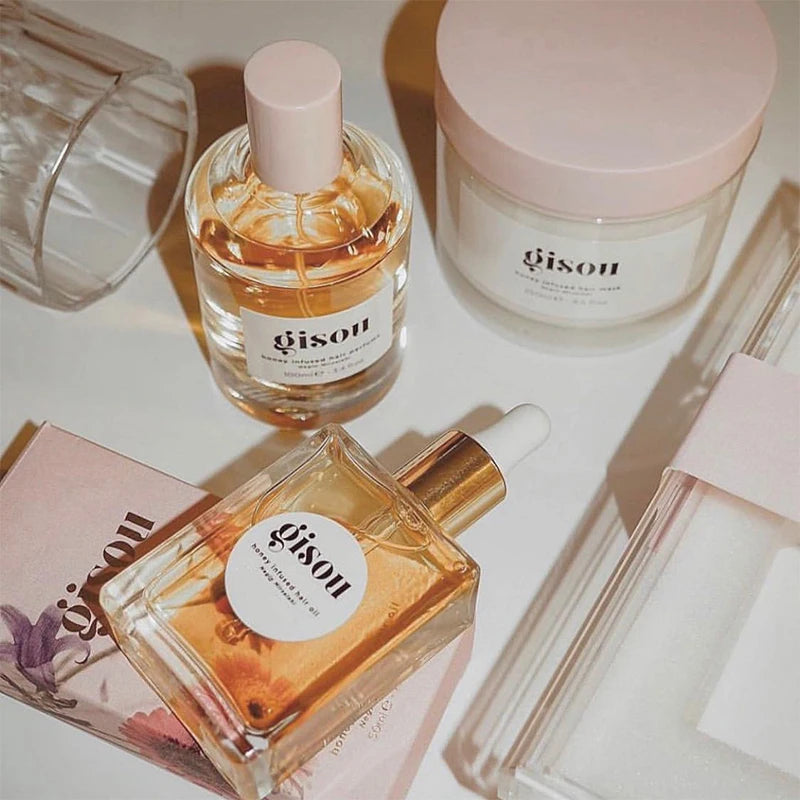 New Gisou Honey Infused Hair Oil Improve Dry Hair Care Essential Flexibility Smooth Long Lasting Fragrance Retention...