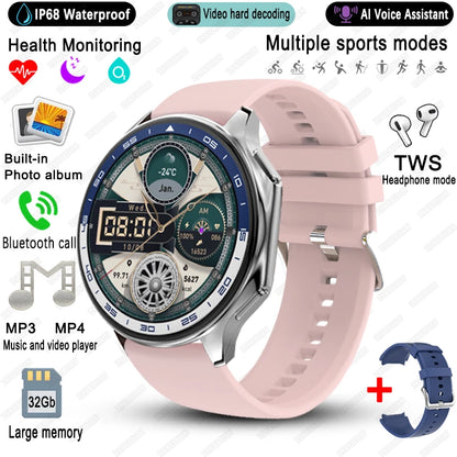 For OPPO Watch X High-End Business Watch Men 32Gb Memory Video Playback Smart Watch Sports Fitness Waterproof Bracelet 2025 New