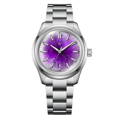 WM Watch Automatic Mechanical Watch NH35 Glacier Series 100M Water Resistant AR Coated Sapphire Welly Merck Watches For Man 226M