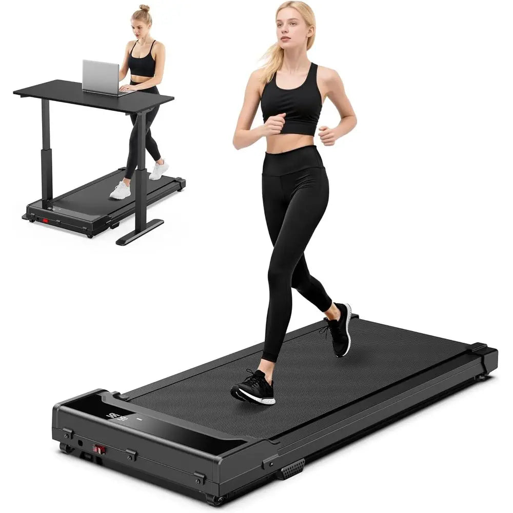 Portable Electric Treadmill for Home Use - Compact, Adjustable Speed, Supports Up to 220 Lbs - Kimlud