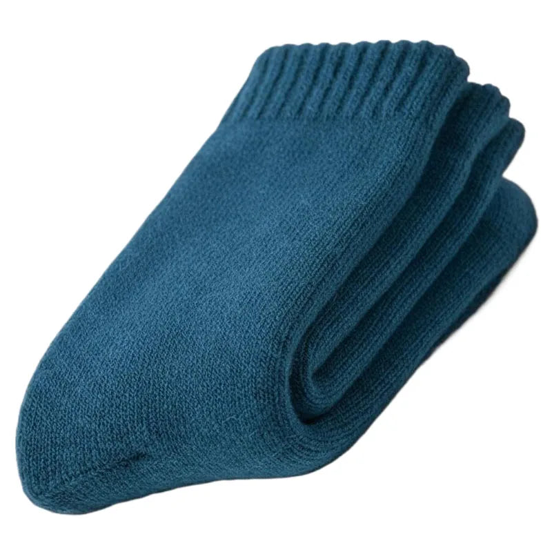 2025 New Winter Super Thicker Warm Socks Wool Male Men Women Socks Solid Socks Merino Wool Socks Against Cold Snow Terry Socks - Kimlud