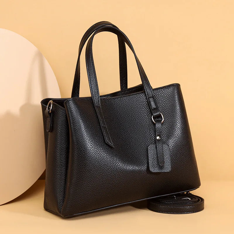 First Layer Cowhide Women's Shoulder Bag Commuter Handbag Armpit Crossbody Bag Genuine Leather Small Square Bag luxury |...