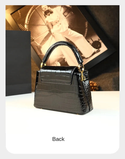 2025 New Crocodile Pattern Leather Women Handbags Luxury Fashion Small Shoulder Messenger Bag Portable Crossbody Shell...