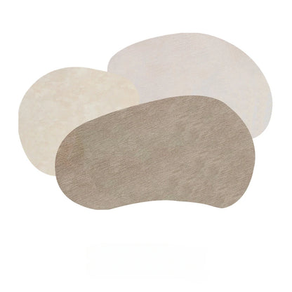 Wabi sabi Style Carpets for Living Room Luxury Bedroom Decor Gray Carpet Irregular Shape Plush Rug Fluffy Soft washable Mat