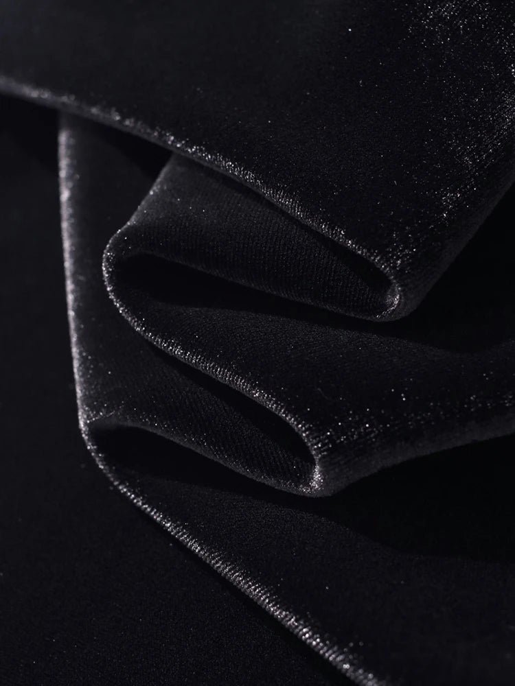 Golden Velvet Wide Legged Pants 2024 Spring and Autumn High Waist Hanging Good Casual Pants Blue Loose Straight Women's Pants6XL