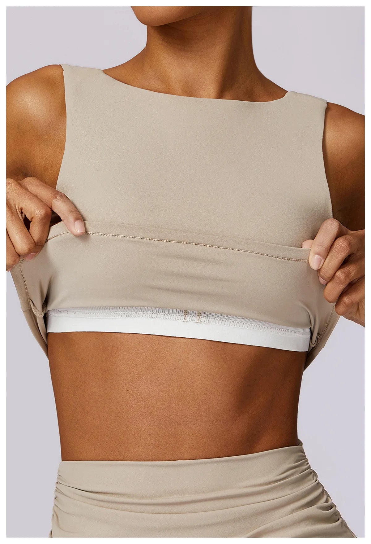 High Strength Sports Bra Shockproof Crop Top Anti-sweat Fitness Top Women Yoga Bra Backless Push Up Sport Top Gym Workout Top - Kimlud