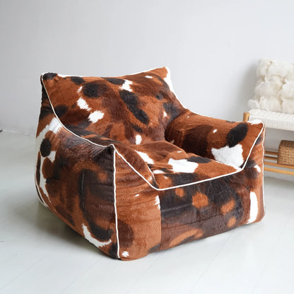 Minimalist Brown Lazy Bean Bag Sofa Designer Soft Modern Lazy Bean Bag Sofa Living Room Lounge Woonkamerbanken Furniture...