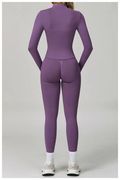 2/3PCS Seamless Sport Yoga Set Women's Breathable High Waist Fitness Sportwear Women Sports underwear Set Gym Workout Clothes - Kimlud