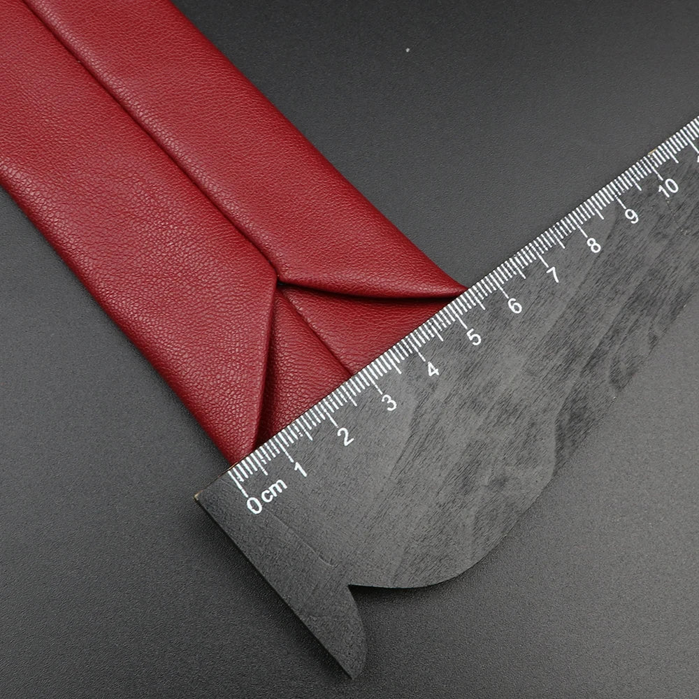 Men's New Novelty PU Leather Ties Casual Solid Colorful Red Black Blue Pink PU Neckties Necktie Wedding Business Suit...