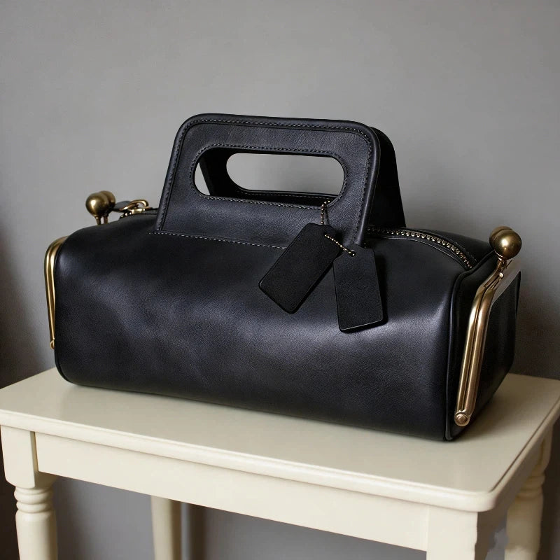 Luxury Retro Clip Handbag Luxury Designer Frame Handbag Large Capacity Zippered Crossbody Bag Fashion Women's Box Bag |...