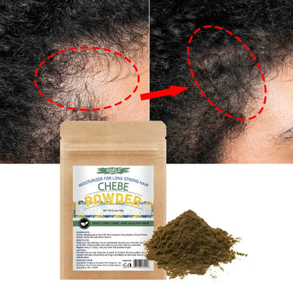 Natural Chebe Powder Moisturizing Strong Nourishing Scalp Anti Hair Loss Repair Hair Break Split End Hair-Care Product for Women