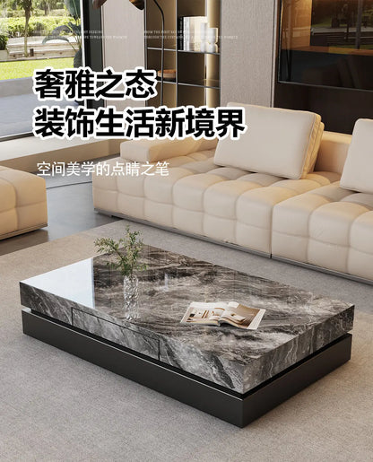 Italian Minimalist Coffee Table Simple Aesthetic Decoration Modern Coffee Table Nordic Luxury Mesas Bajas Postmodern Furniture - Kimlud
